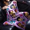 Kawaii Characters Snacks Blanket Soft Throw Blanket For Home Bedroom Bed Sofa Travel Office Solid Christmas Blanket