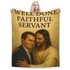 Charlie Kirk Angelic Advocate Blankets  Soft Warm Plush Throw Blanket For Child Couch Chair Sofa Bed Flannel Bedspread Bed Cover