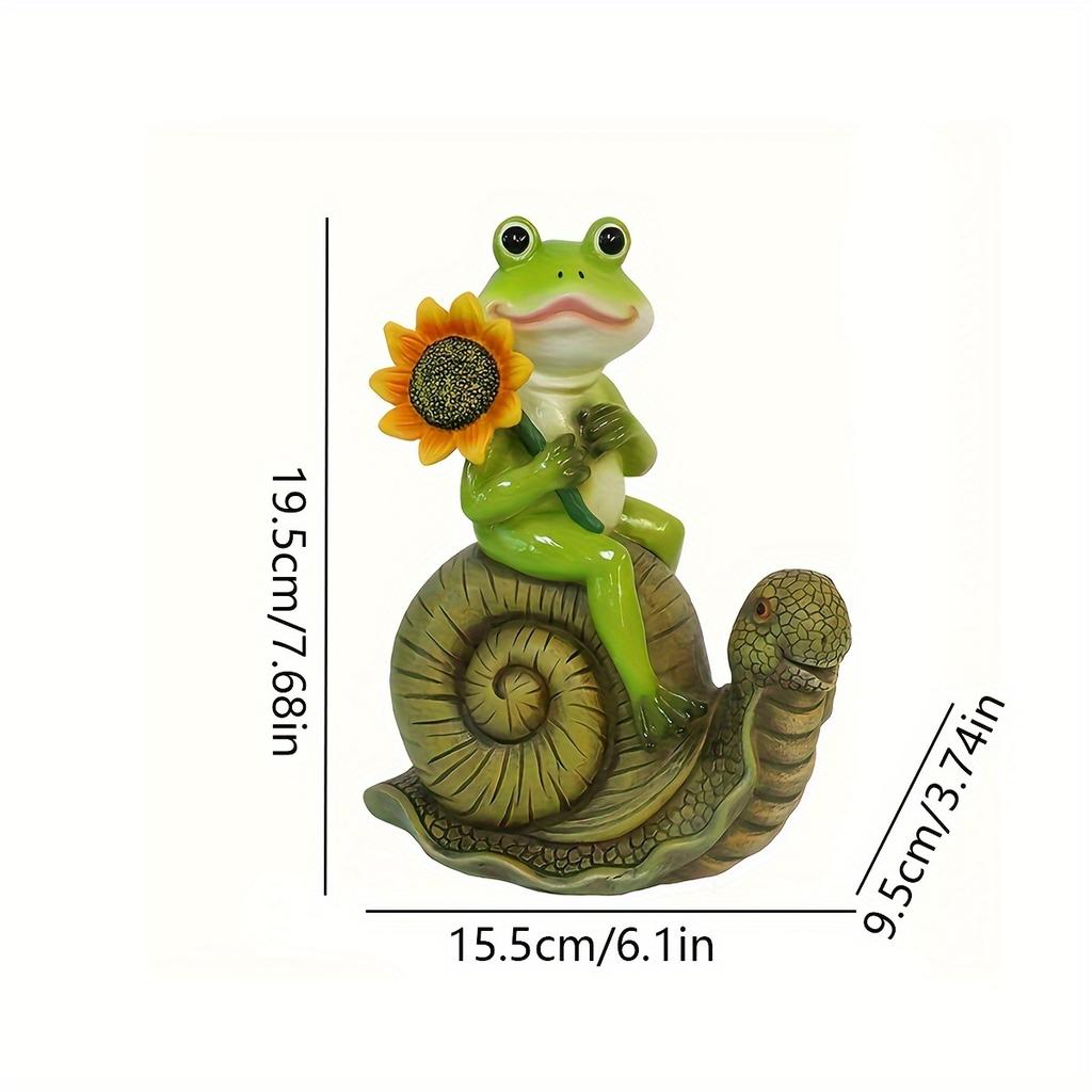 Amerikanische Froschornamente Cartoon Garten Hof Harzhandwerk Tier Kreative Heim Wohnzimmer Schreibtischdekorationen