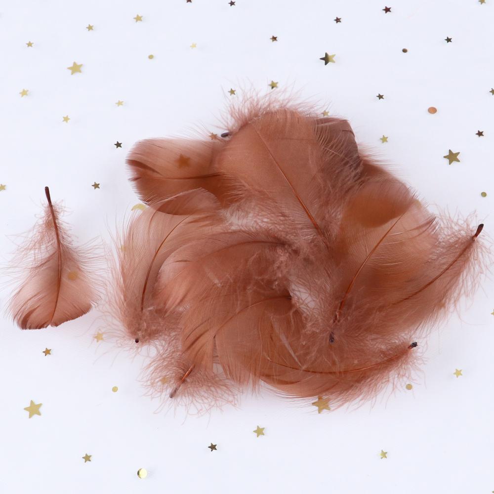 

50 шт. Гусиные перья для поделок 5-8 см Красивое лебединое перо Свадебная вечеринка Фестивали Рукоделие Сделай сам Головной убор Аксессуар для одежды 5-8cm