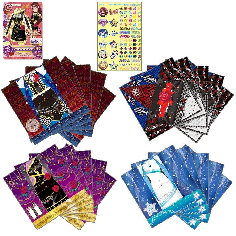 Aikatsu! Fashion Letter with Cards Set - SPICY AGEHA, FUTURING GIRL & LoLi GoThiC