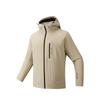 Solid Color Hooded Zipper Comfortable Versatile Warm Down Jacket Men Outerwear 952547921-4