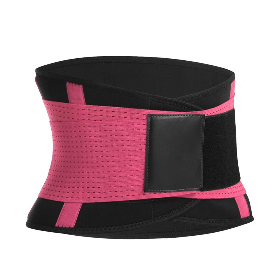 Taillen-Trimmer-Gürtel für Männer und Frauen, Lendenwirbelstütze, Fitnessstudio, Fitness, Gewichthebergürtel, verstellbarer Bauch-Taillentrainer