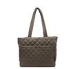 Large Diamond Lattice Cotton Padded Women's Tote – Autumn/Winter Casual Fashion Handbag