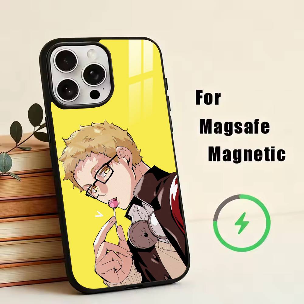 T-Tsukishima K-Kei Handyhülle Für iPhone17,16,15,14,13,12,11 Plus,Pro Magnetisch mit Magsafe Kabelloses Laden