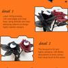 Horror Flower Rose Artificial Flower With Eyeball Halloween Supplies 41cm Black Fake Flower Cosplay Costume Accessories