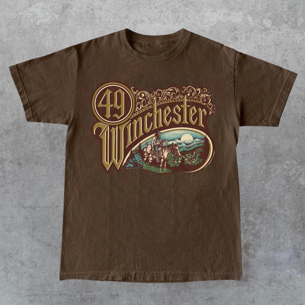 

NEW 49 Winchester Tour Gift For Fan Full Size Dark Chocolate T-shirt TA164 Unisex T-Shirt L