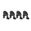 4pcs Pontoon Boat Clips Boat Accessories Nylon Versatile Boat Bumper Hangers for 1in and 1.25in Rectangular Tube for 3