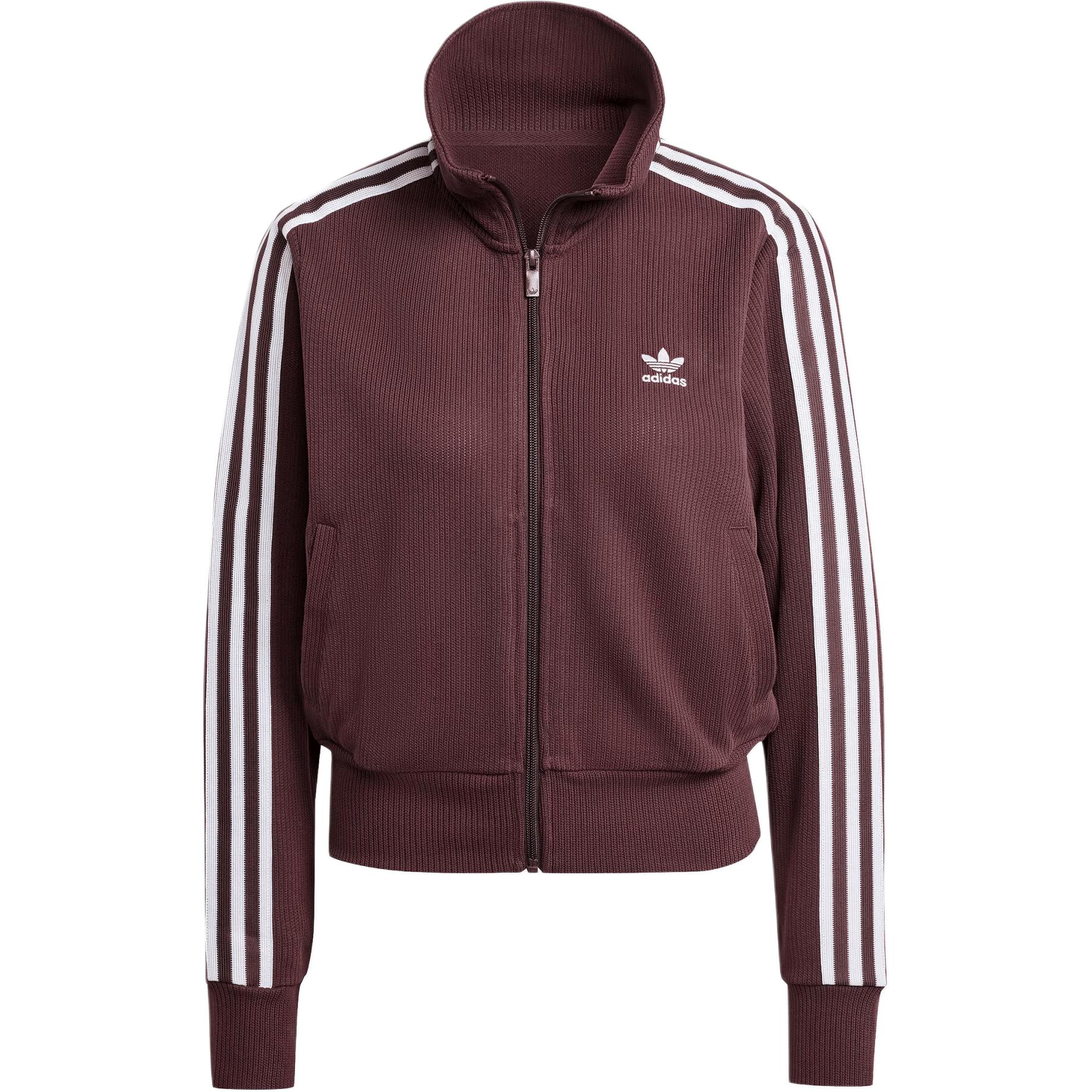 

Adidas Originals Retro Knit Slim Fit Track Jacket Women Black IN6061 XS