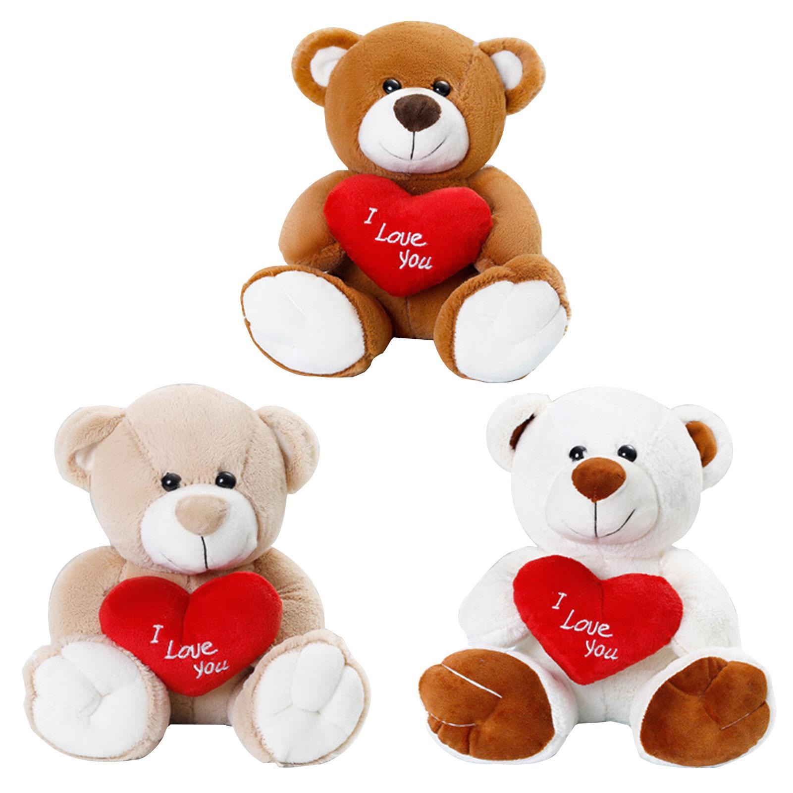 

Я люблю тебя Медведь Плюшевый | День Святого Валентина Симпатичный плюшевый мишка Плюшевая кукла Игрушка Чучело животного | Свадебные украшения Юбилейная вечеринка Фаворит Поставки Подарок