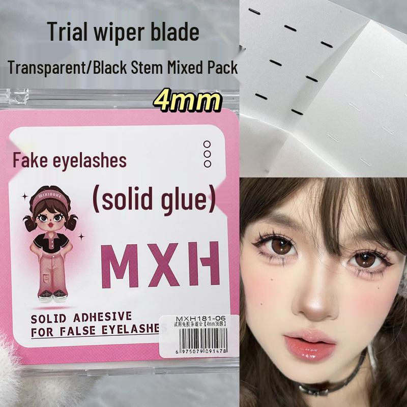 

Самоклеящиеся многоразовые накладные ресницы Honey Little Box - Потостойкие, Не требуют клея, Желейные полоски большой емкости