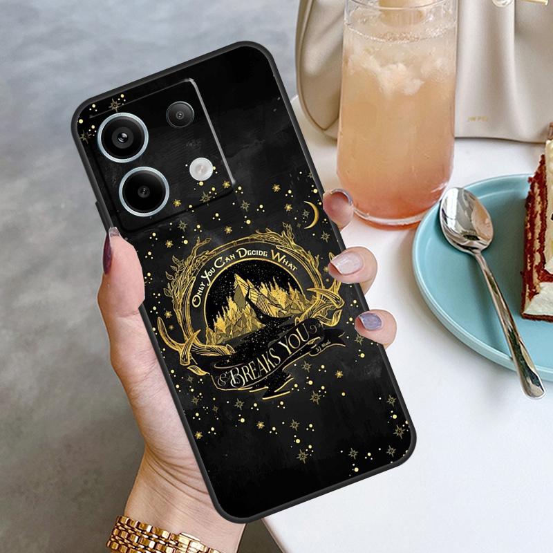 

Чехол для Xiaomi Redmi Note 12 11 10 9 8 13 Pro Plus 12S 11S 10S 9S 10A 9C 10C 12C 13C Sarah J Maas Двор Тумана и Ярости Redmi Note 11S
