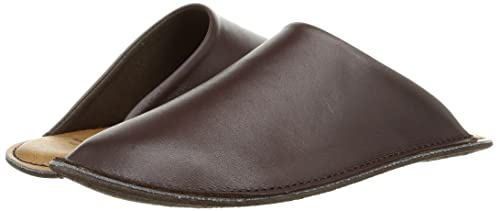 Nankai Tsusho Rokusan Leather Slippers BR M 0710-004
