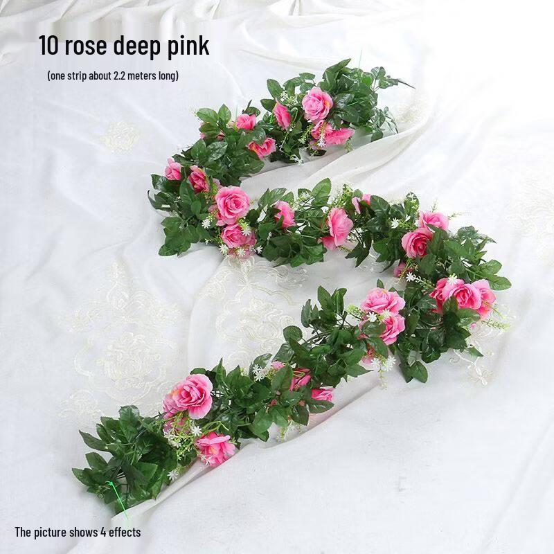 HUAHENMIAN Artificial Rose Garland