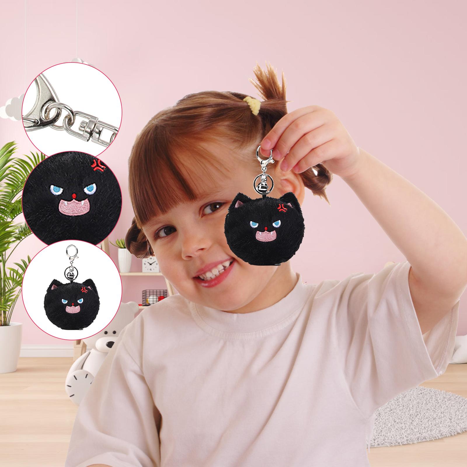 

Милые плюшевые куклы в виде черных кошек для пар и подвески на сумки, автомобильные брелки и украшения One Size