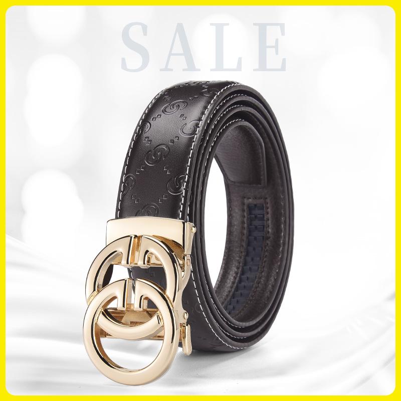 

Мужской модный универсальный ремень из тисненой кожи для деловой и повседневной носки 120 cm