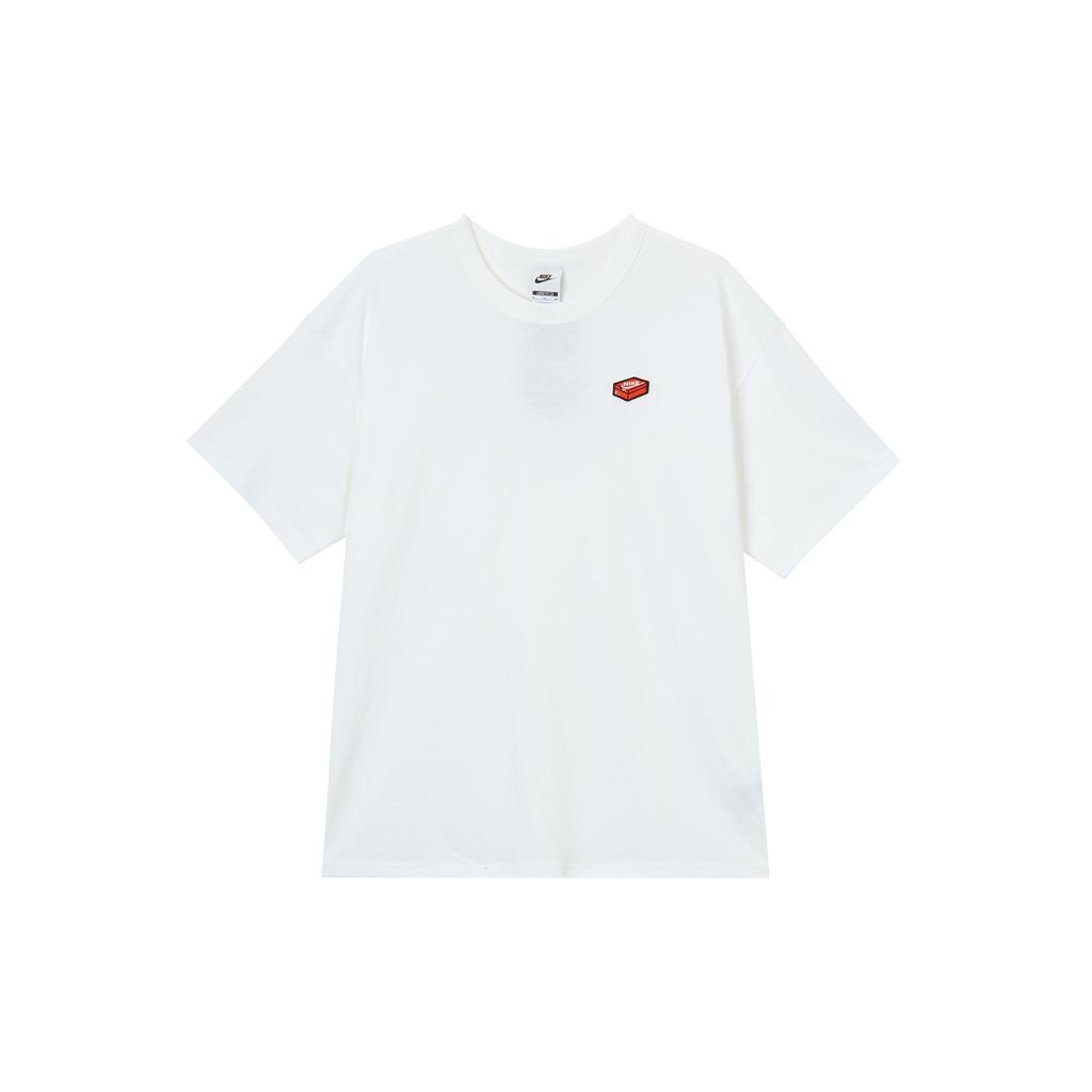 Nike T Shirts Men's White Crew Neck Moderate IH9271-100