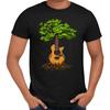 Guitar Player Tshirt Acoustic Guitar Tree of Life Nature Guitarist Gift T-Shirt for Men Women