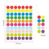 19mm Round Waterproof Self-Adhesive Color Dot Labels for Identification and Classification