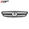 XVIP AMG Style Front Bumper Grille For Mercedes Benz C-Class W204 2008-2014 C180 C200 C350 S204 Glossy Black GTR Style Grille