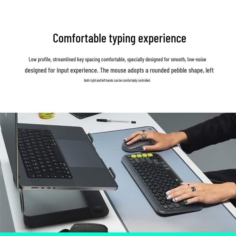 Logitech POP ICON COMBO Wireless Keyboard Mouse Set
