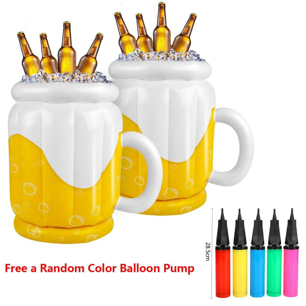 Large Inflatable Cooler Party Floating Drink Cooler2 in 1 Drink Floater and Party Supplies Summer Party Decoration Drink Floater