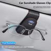 Car Interior Sun Visor Eyeglasses Holder Sunglasses Clip For Ford Focus Fiesta Mondeo Explorer Transit Puma Kuga MK2 MK3 MK7 MAX Rf22