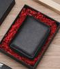 Men's and Women's Genuine Leather Slim Anti-Theft Card Holder with Large Capacity and Anti-Demagnetization Features