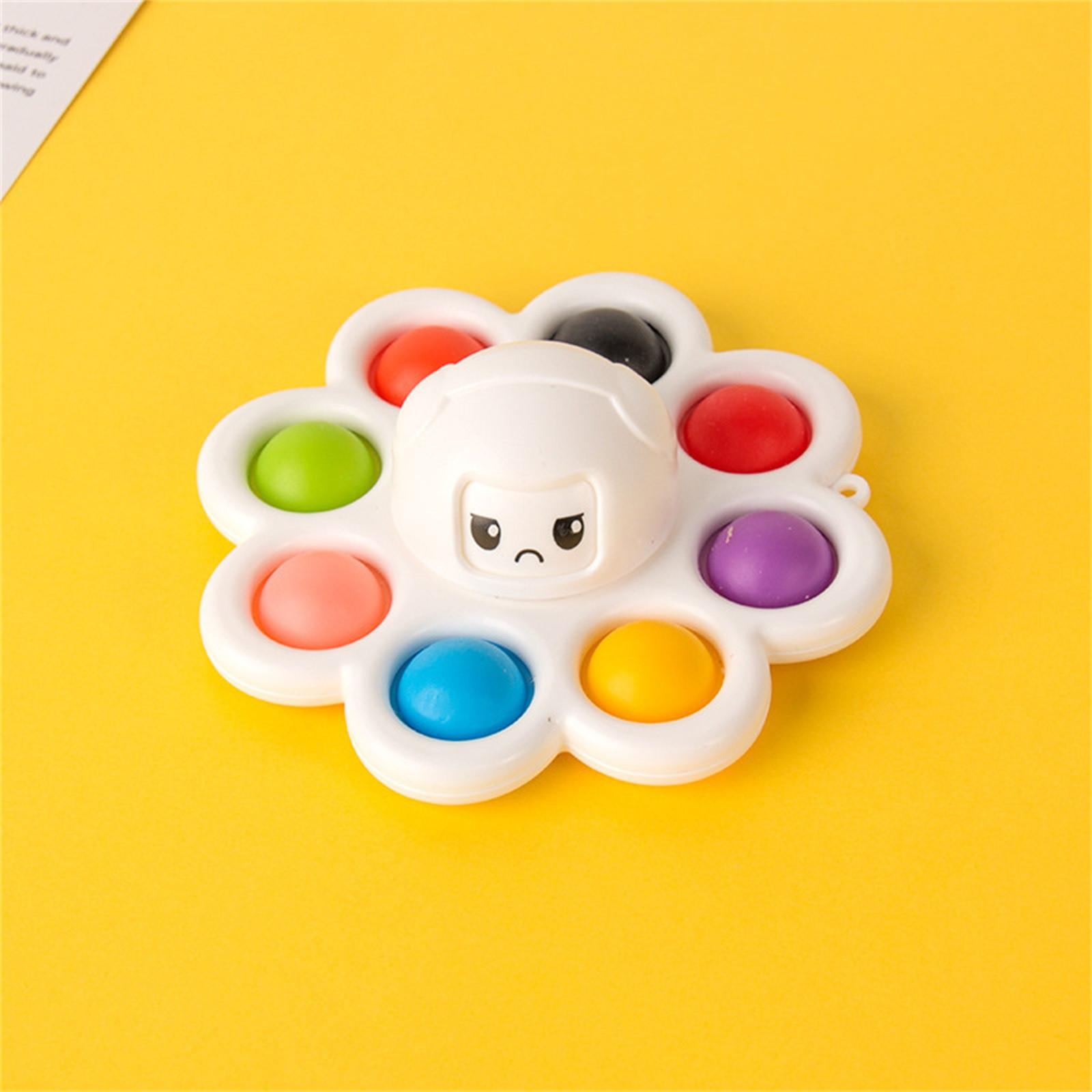 

Силиконовая настольная игрушка-головоломка для сенсорной декомпрессии белый