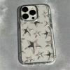 Custodia Trasparente con Fantasia Trendy Stella Brillante per iPhone 17 Air 16 e 15 14 13 12 11 Pro Max Plus SE Cover Posteriore