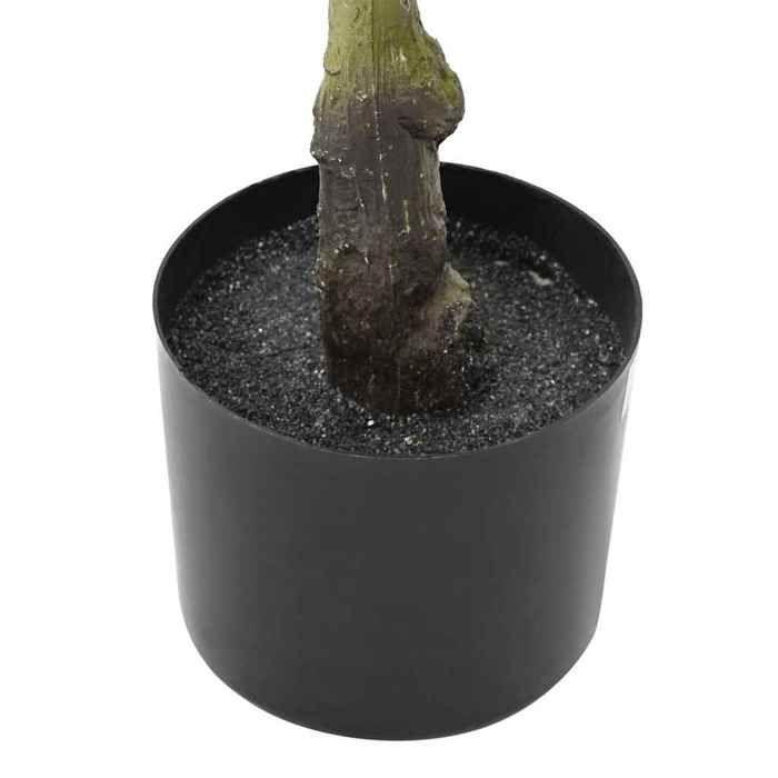 VidaXL Artificial Ficus 30 Leaves 125 Cm Green, Artificial Plant, Fake Ficus Plant, Fake Plant, Fake Ficus Tree, 4103580