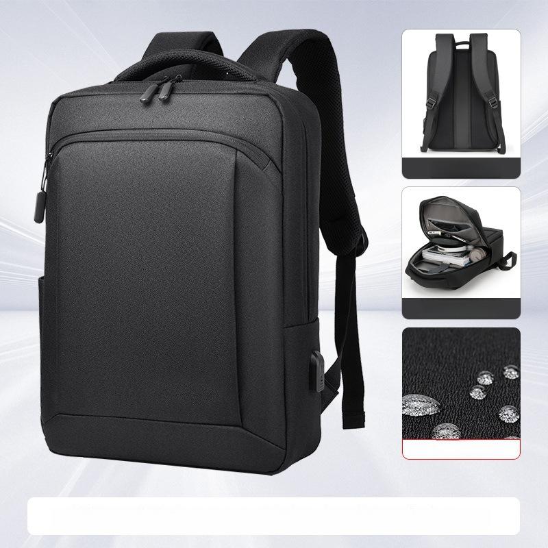 Men's Business Backpack High-end Large Capacity Commuting Backpack Fashionable Travel Waterproof Laptop Backpack