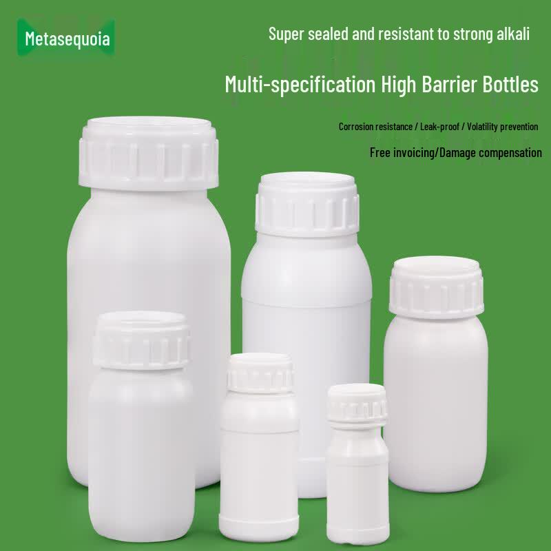 100ml White HDPE High Barrier Sealed Plastic Bottles (10 Pack)