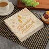 Colorful Moon-Patterned Napkins Golden Moon Star Patterns Printed Napkins White 20 Pieces Disposable Paper Tissues Birthdays