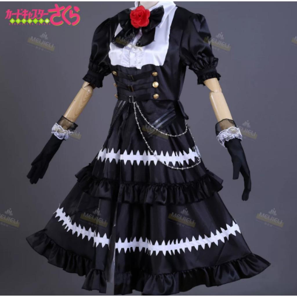 Date A Live Kurumi/Tohka/Yoshino Cosplay Costume Anime Role Play Outfit for Halloween Carnival
