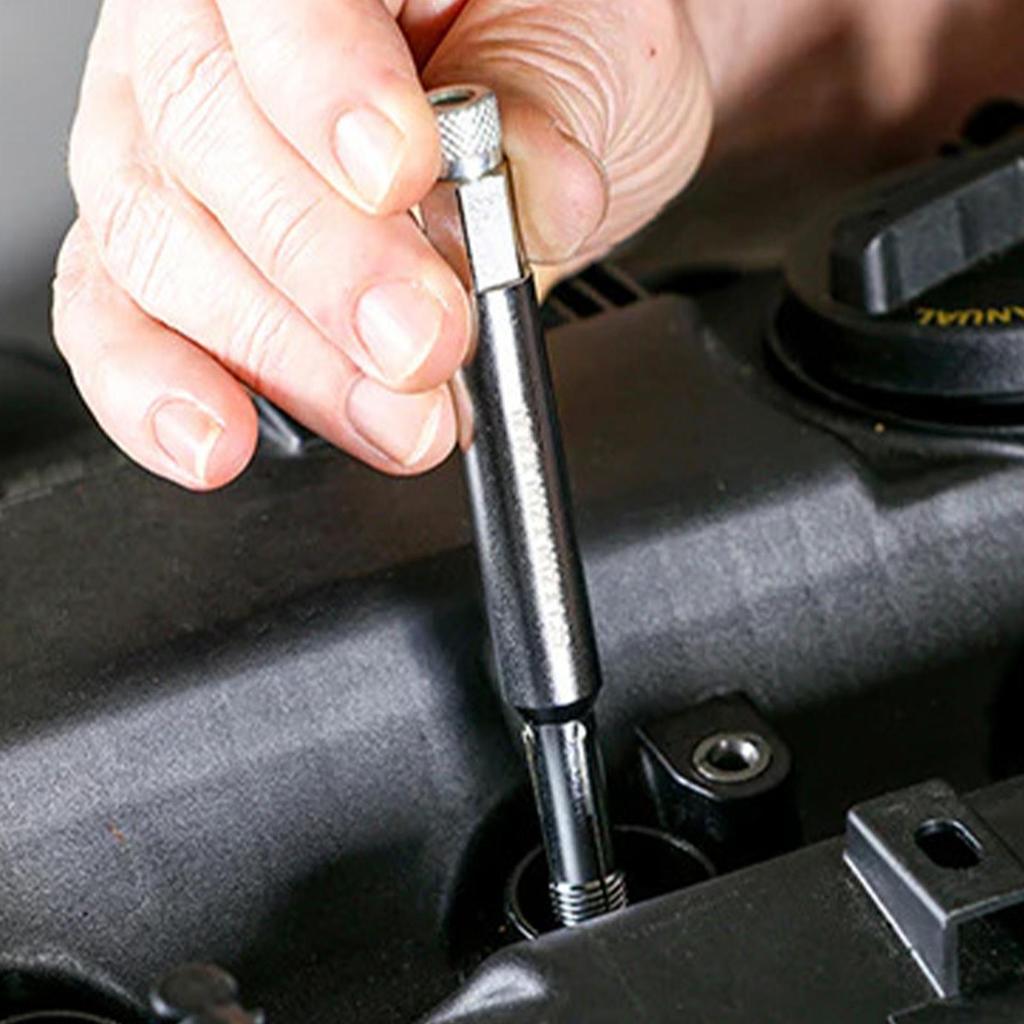 Back Tap Thread Repair Tool Spark Plug Thread Chaser Tool for M14 Secure Grip Automotive Maintenance Equipment for Professionals