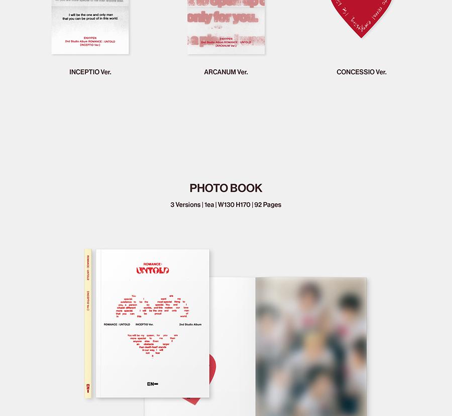 ENHYPEN [ROMANCE : UNTOLD] 2nd ALBUM
