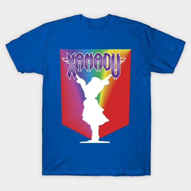 Men Black Print T-shirt Xanadu Rainbow No-Cut Transfer Paper Print Cotton Tshirt - Men s Summer Cotton Graphic Tee S разноцветный