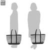 PORTER GIRL Boyfriend Tote Chambray PORTER GIRL BOYFRIEND TOTE CHAMBRAY Tote Bag [Porter Girl] 877-08539 Red/20