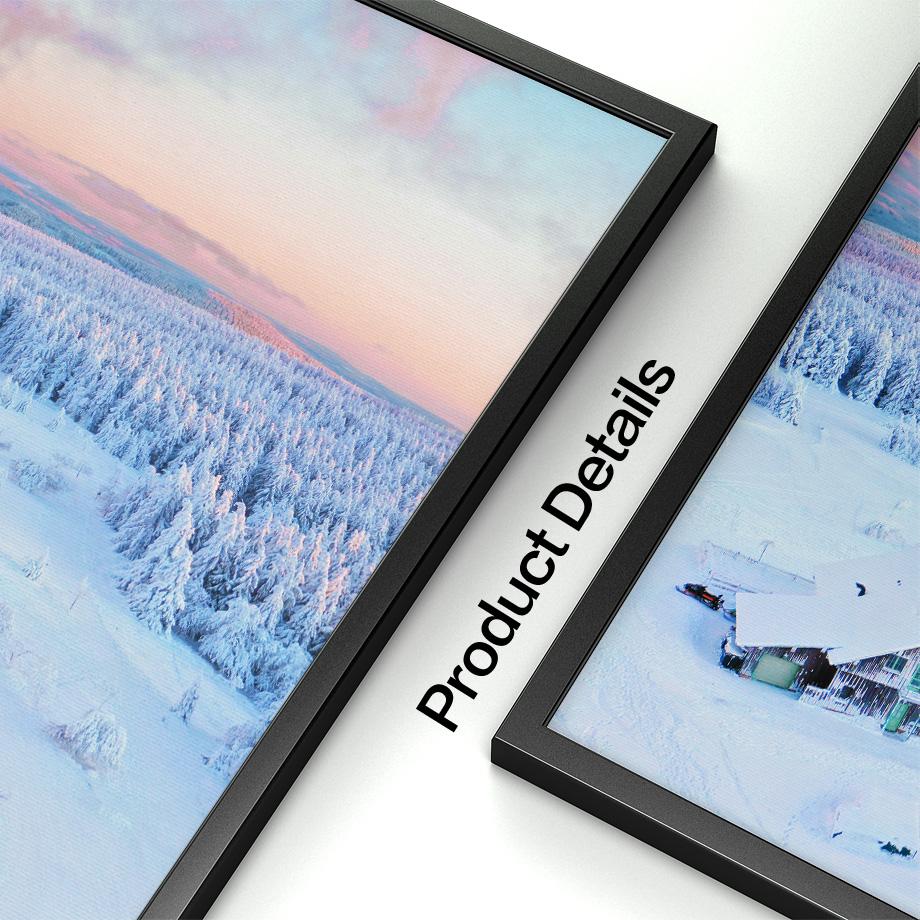Winter Snow Tree Forest Hill Bridge Butterfly Nordic Posters And Prints Wall Art Canvas Painting Modern Pictures For Living Room