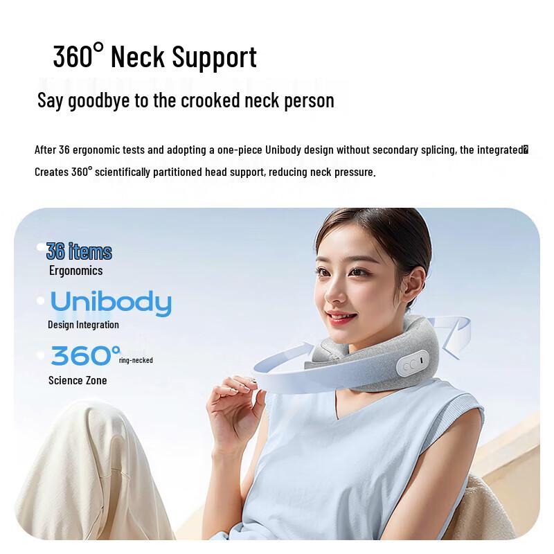 Heated U-shaped Neck Massager Pillow