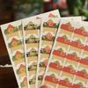 96 Pcslot 4 Sheets Vintage Flowers Corner Paper Diy Stickers For Po Album Scrapbooking Protect Po Frame Albums Decoration