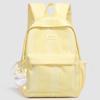 Schoolbag Korean version of college style student schoolbag, cute small fresh striped backpack for junior and high school students, large 