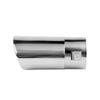 Srasakan Car Muffler Cutter, Straight Type, 2.5 Inch Diameter, Exhaust Tip, Stainless Steel, Diagonal