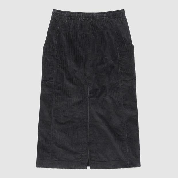 UMBRO Corduroy Women'S Skirt Black Uq322Csk91