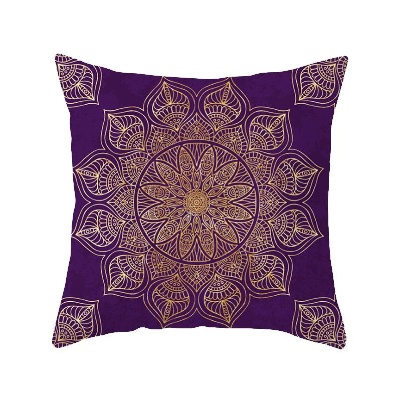 New Mandala Series Ethnic Theme Polyester Pillow Case Cushion Exotic