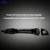 Vordere linke Fahrerseite Außen Türgriff Kompatibel mit Hyundai Elantra 2017 2018 2019 2020 - Ohne Smart Key Entry - Schwarz
