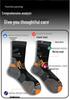 30% Merino Wool Thickened Mid-Calf Hiking & Camping Socks for Autumn/Winter