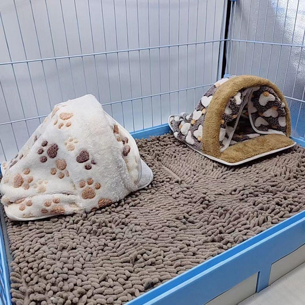 Cozy Winter Warm Hamster Bed Washable Breathable Hamster Nest Cotton Soft Rabbit House Pet Accessories