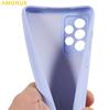 For Samsung Galaxy A32 4G (EU Version) Case Precise Cutouts TPU Fiber Lining Shockproof Phone Cover